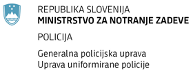 GPU UUP - Poziv k spoštovanju cestno prometnih predpisov - zaprosilo